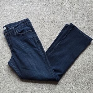 Banana Republic Women's Dark Wash Slim Bootcut Denim Jeans, Size 14R